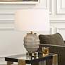 1_Uttermost Acosta 22 1/4" High Ribbed Glass Table Lamp