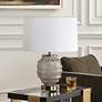3_Uttermost Acosta 22 1/4" High Ribbed Glass Table Lamp more views