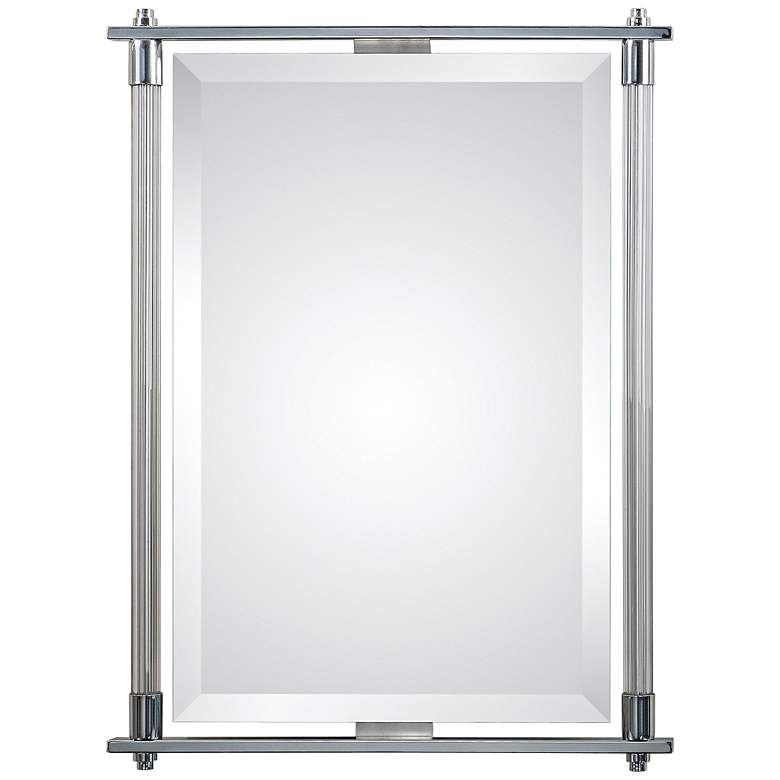 Image 2 Uttermost Adara 26 inch x 36 inch Chrome Vanity Mirror