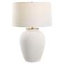 2_Uttermost Adelaide 29" High White Ceramic Table Lamp