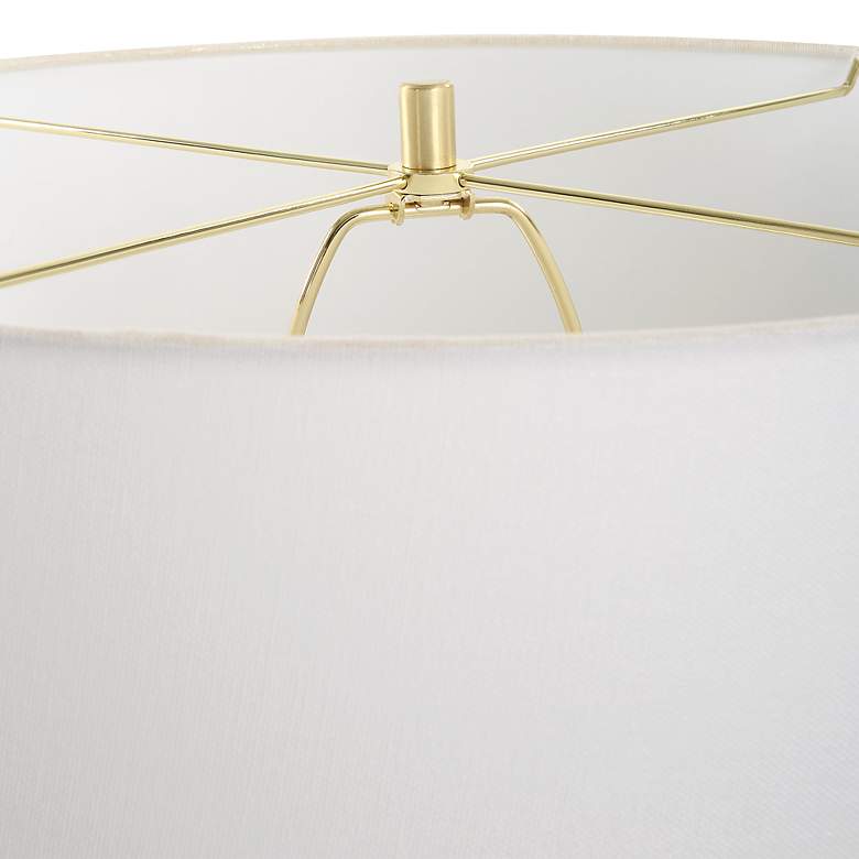 Image 7 Uttermost Adelaide 29" High White Ceramic Table Lamp more views