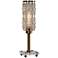 Uttermost Adelardo Antique Plated Brass Hurricane Table Lamp