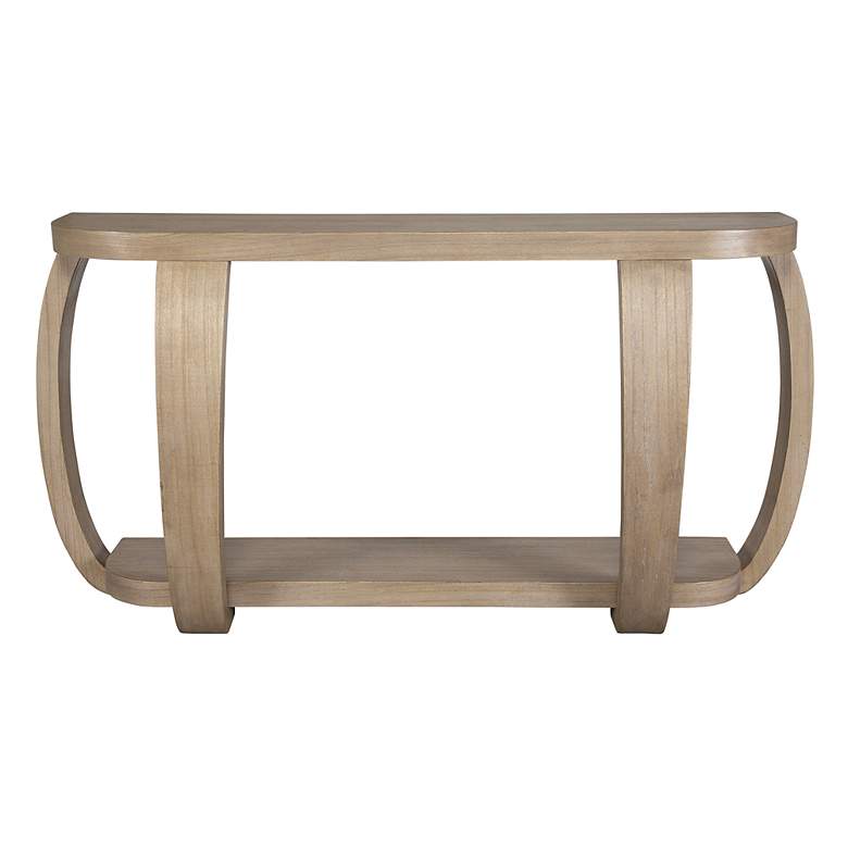 Image 2 Uttermost Adona 59 3/4" Wide Mindi Wood Console Table