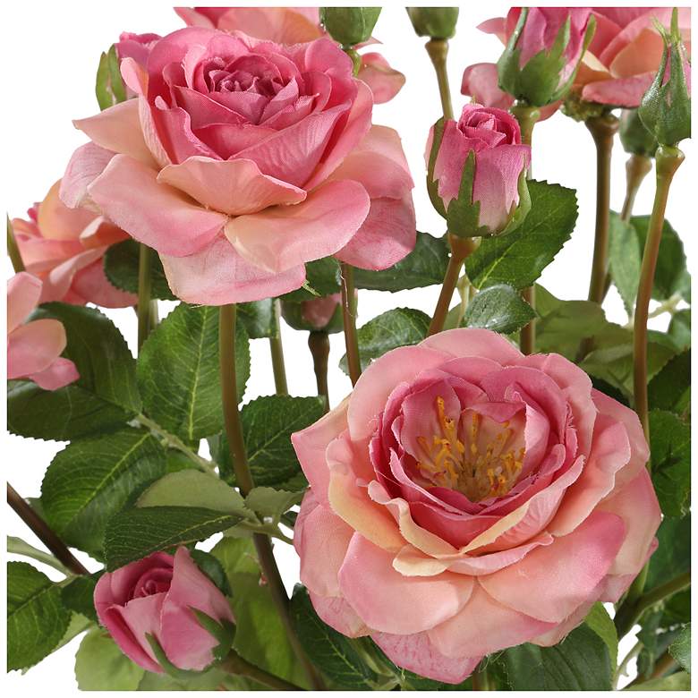 Image 4 Uttermost Adoration 15 1/4" High Rose Bouquet more views