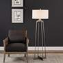 1_Uttermost Adrian Plated Aged Gun Metal Floor Lamp