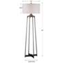 3_Uttermost Adrian Plated Aged Gun Metal Floor Lamp more views