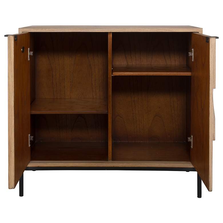 Image 2 Uttermost Aerie Mini Wood 2 Door Cabinet more views