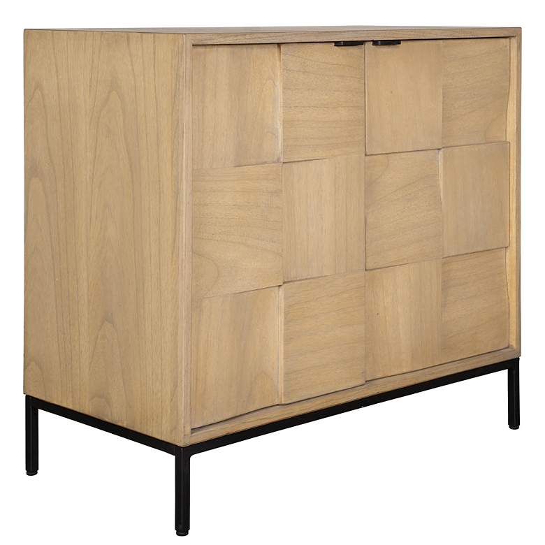 Image 3 Uttermost Aerie Mini Wood 2 Door Cabinet more views