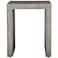 Uttermost Aerina 20" Wide Light Gray Faux Shagreen End Table