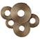 Uttermost Ahmet 34 3/4"W Layered Rings Gold Metal Wall Art