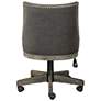 Uttermost Aidrian Charcoal Gray Adjustable Desk Chair