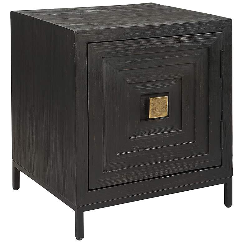 Image 2 Uttermost Aiken 22.25 inch Wide Dark Ebony Modern Cabinet