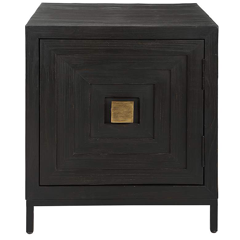 Image 2 Uttermost Aiken 22.25 inch Wide Dark Ebony Modern Cabinet