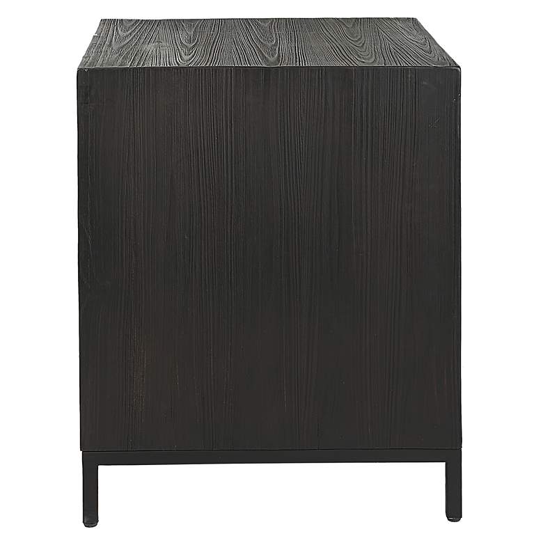 Image 4 Uttermost Aiken 22.25" Wide Dark Ebony Modern Cabinet more views