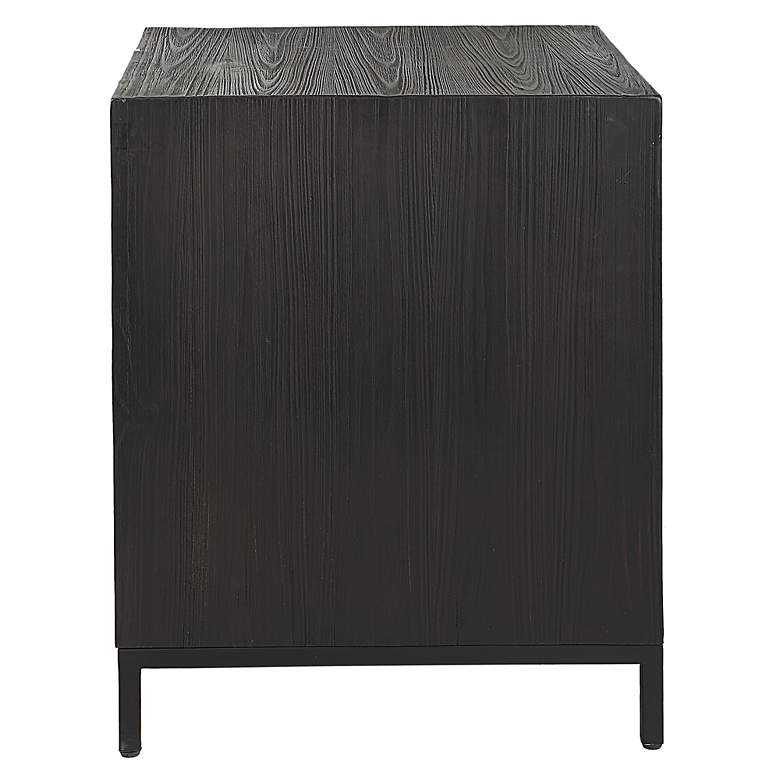 Image 4 Uttermost Aiken 22.25 inch Wide Dark Ebony Modern Cabinet more views