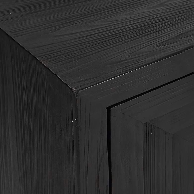 Image 6 Uttermost Aiken 22.25" Wide Dark Ebony Modern Cabinet more views
