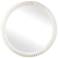 Uttermost Akiko White 35 1/2" Round Mirror