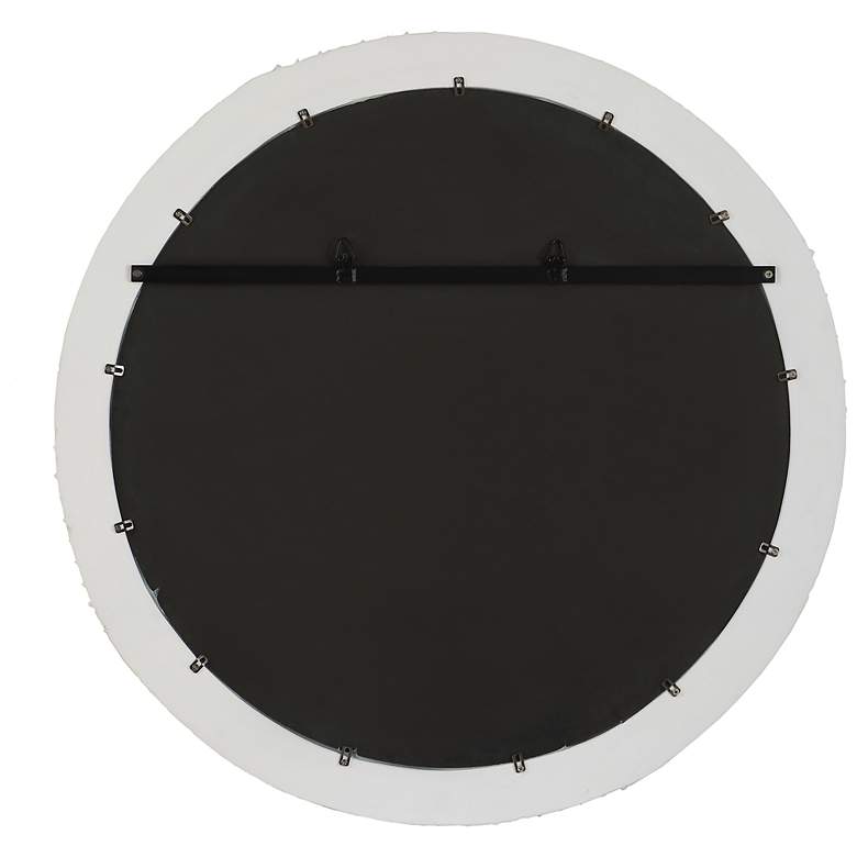 Image 6 Uttermost Akiko White 35 1/2" Round Mirror more views