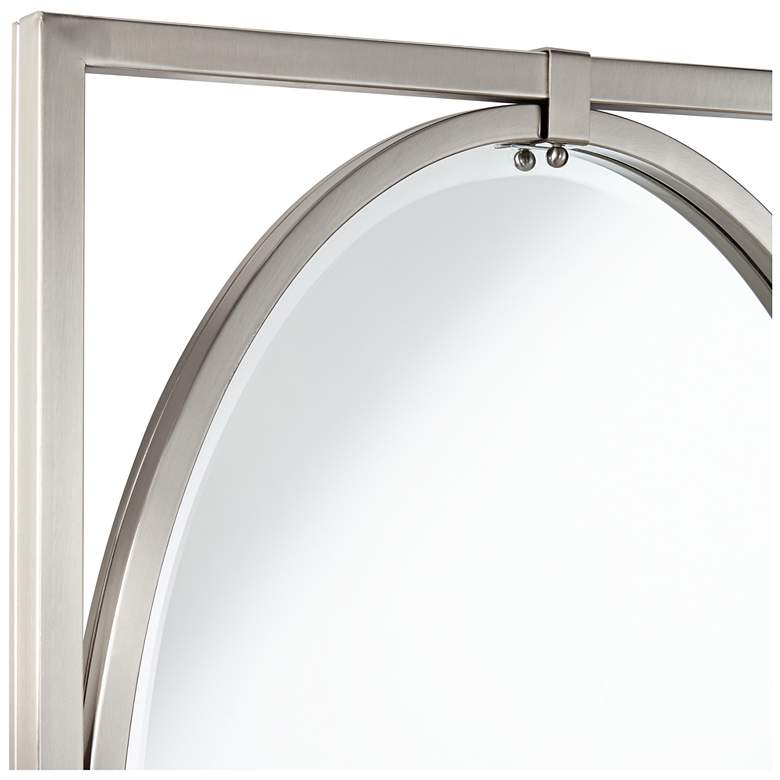 Image 3 Uttermost Akita Brushed Nickel 24 inch x 34 inch Wall Mirror more views