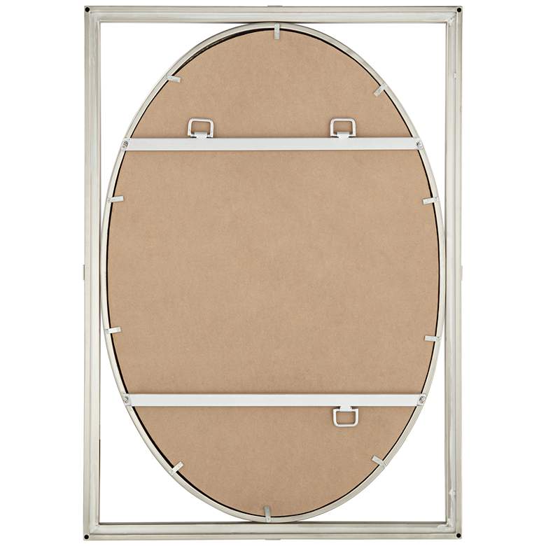Image 6 Uttermost Akita Brushed Nickel 24 inch x 34 inch Wall Mirror more views