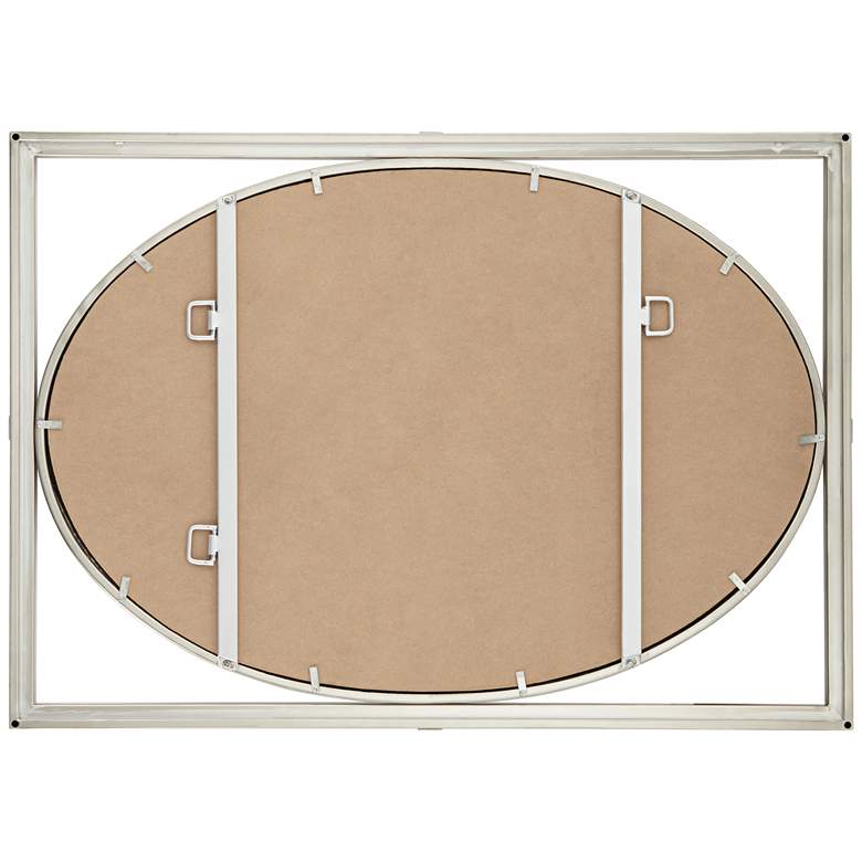 Image 7 Uttermost Akita Brushed Nickel 24 inch x 34 inch Wall Mirror more views