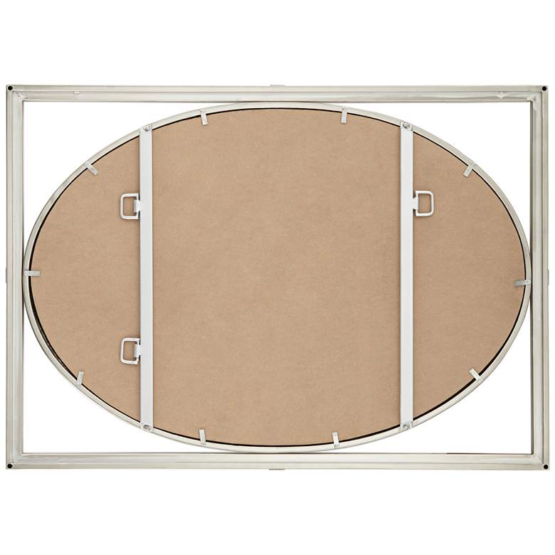 Image 7 Uttermost Akita Brushed Nickel 24" x 34" Wall Mirror more views