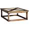 Uttermost Akono Natural and Rustic Honey Wood Coffee Table
