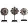 Uttermost Alarik 3-Piece Ivory Floral Sculpture Set