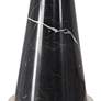 Uttermost Alastair Black Marble Hourglass Table Lamp