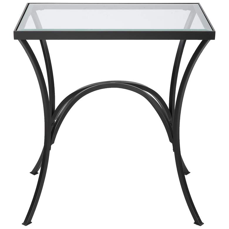 Image 1 Uttermost Alayna 24 inch H Black End Table