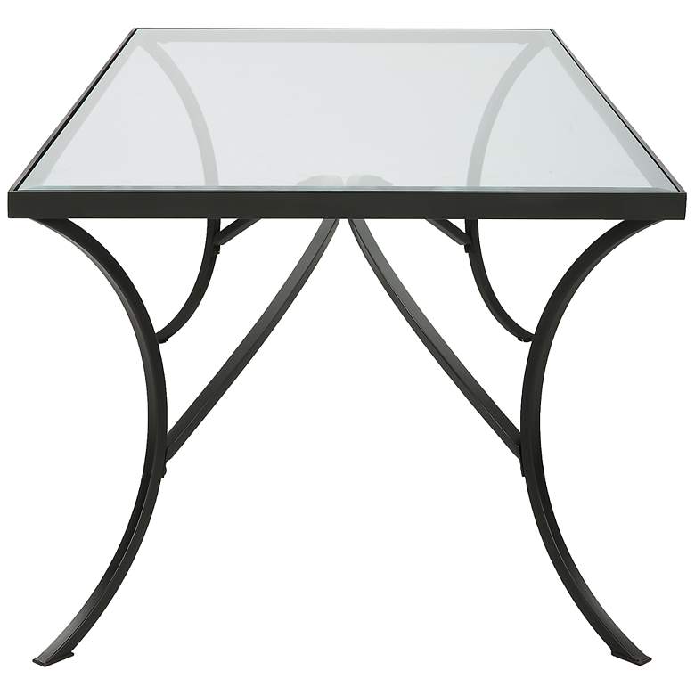 Image 7 Uttermost Alayna 48" L x 18" H Black Coffee Table more views