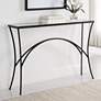 2_Uttermost Alayna 48" Wide Black Rectangular Console Table