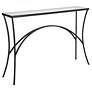 5_Uttermost Alayna 48" Wide Black Rectangular Console Table more views