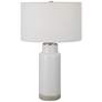 Uttermost Albany 27 3/4" Modern White Ceramic Table Lamp