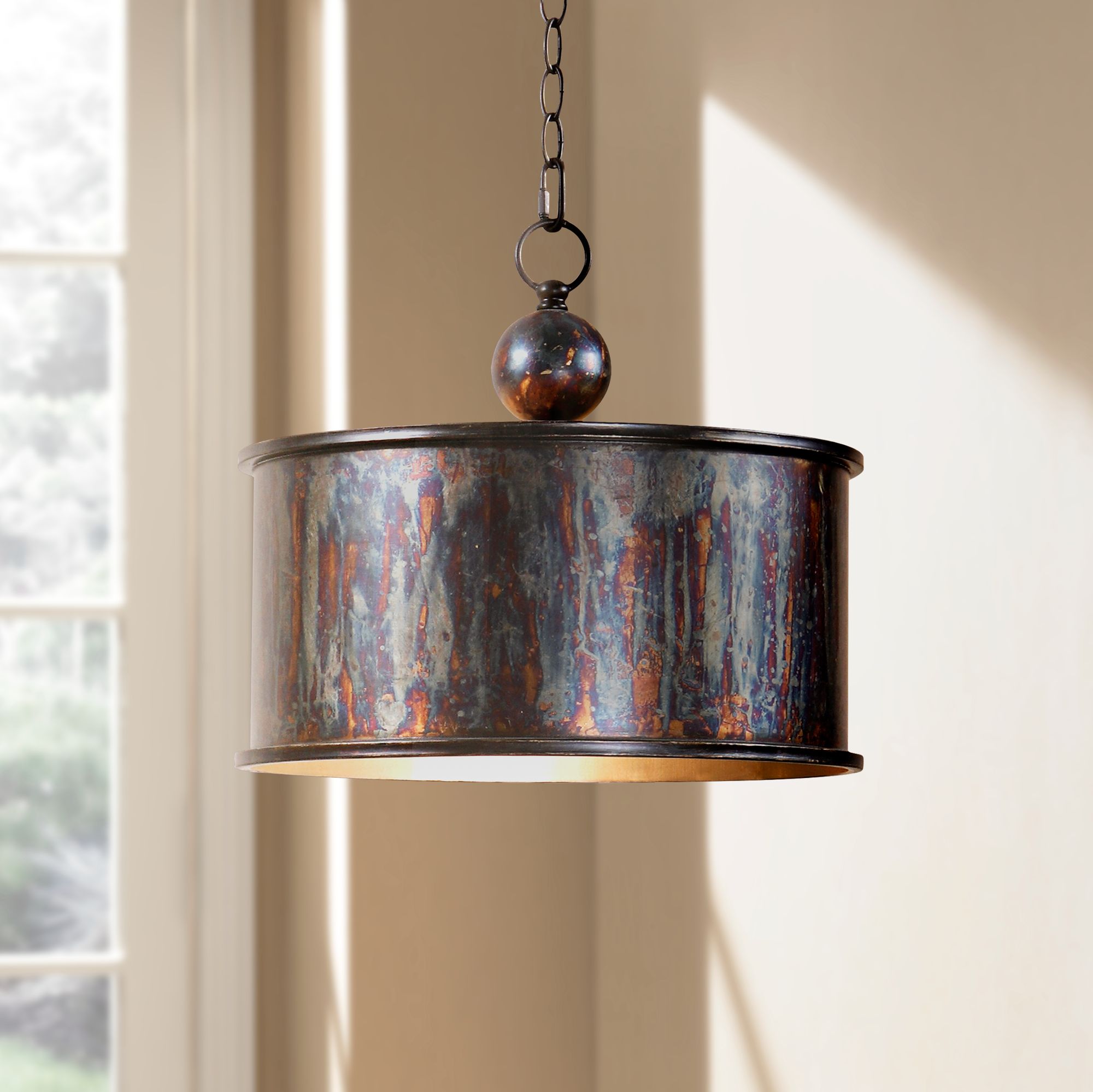 lamps plus drum pendant