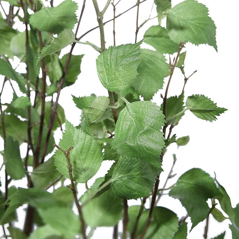Image 3 Uttermost Aldis River Birch 72" High Faux Plant in Urn more views