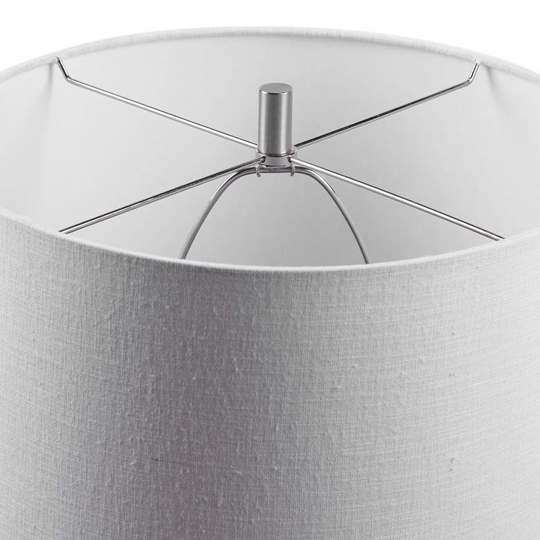 Image 5 Uttermost Alenon 28" Light Gray Ceramic Table Lamp more views