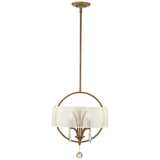 Uttermost Alenya 17 3/4&quot; Wide Burnished Gold Pendant with Shade