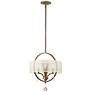Uttermost Alenya 17 3/4" Wide Burnished Gold Pendant with Shade