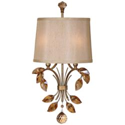 Uttermost Alenya 22&quot; Wide Burnished Gold Wall Sconce
