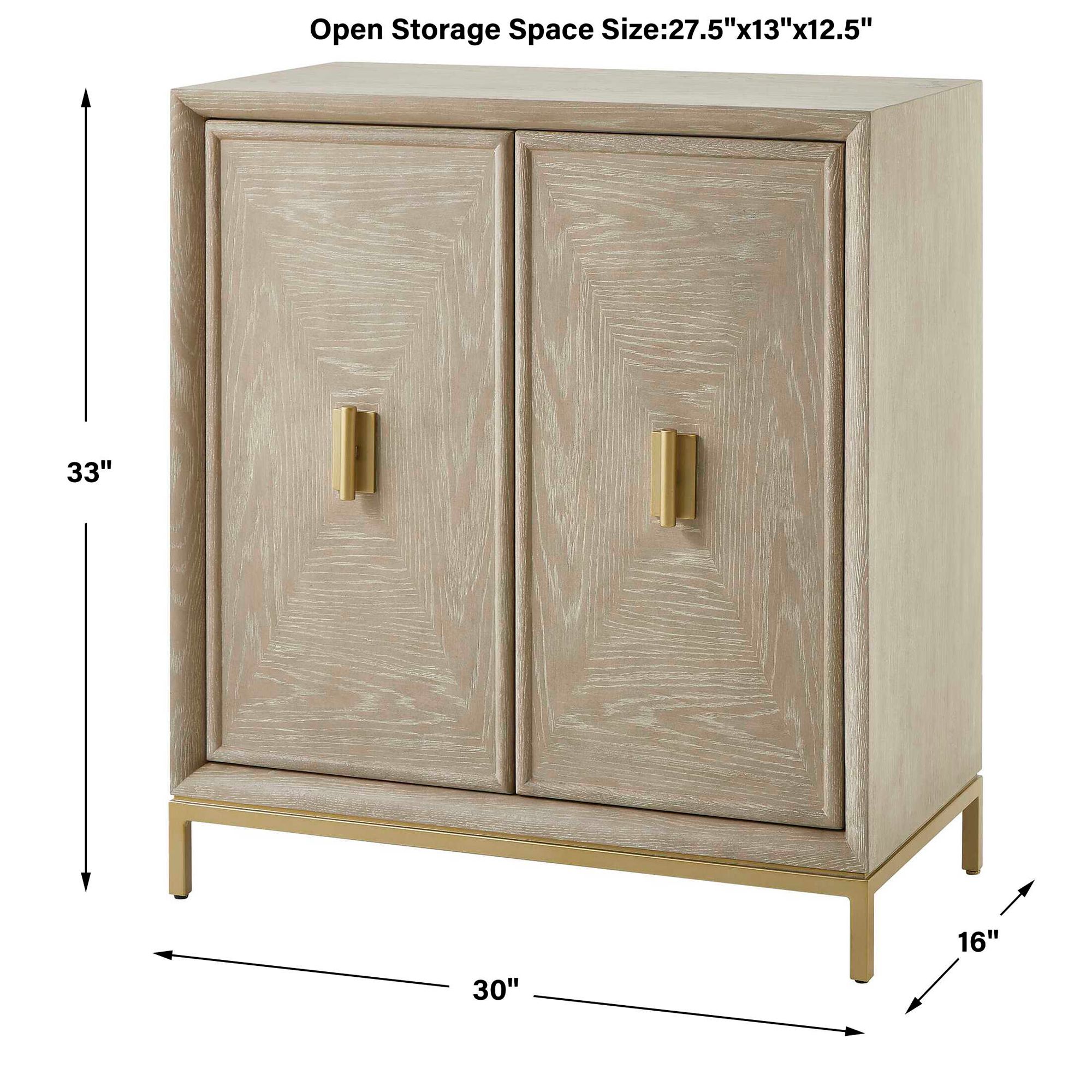 Uttermost Alessia 30" Wide 2 Door Cabinet