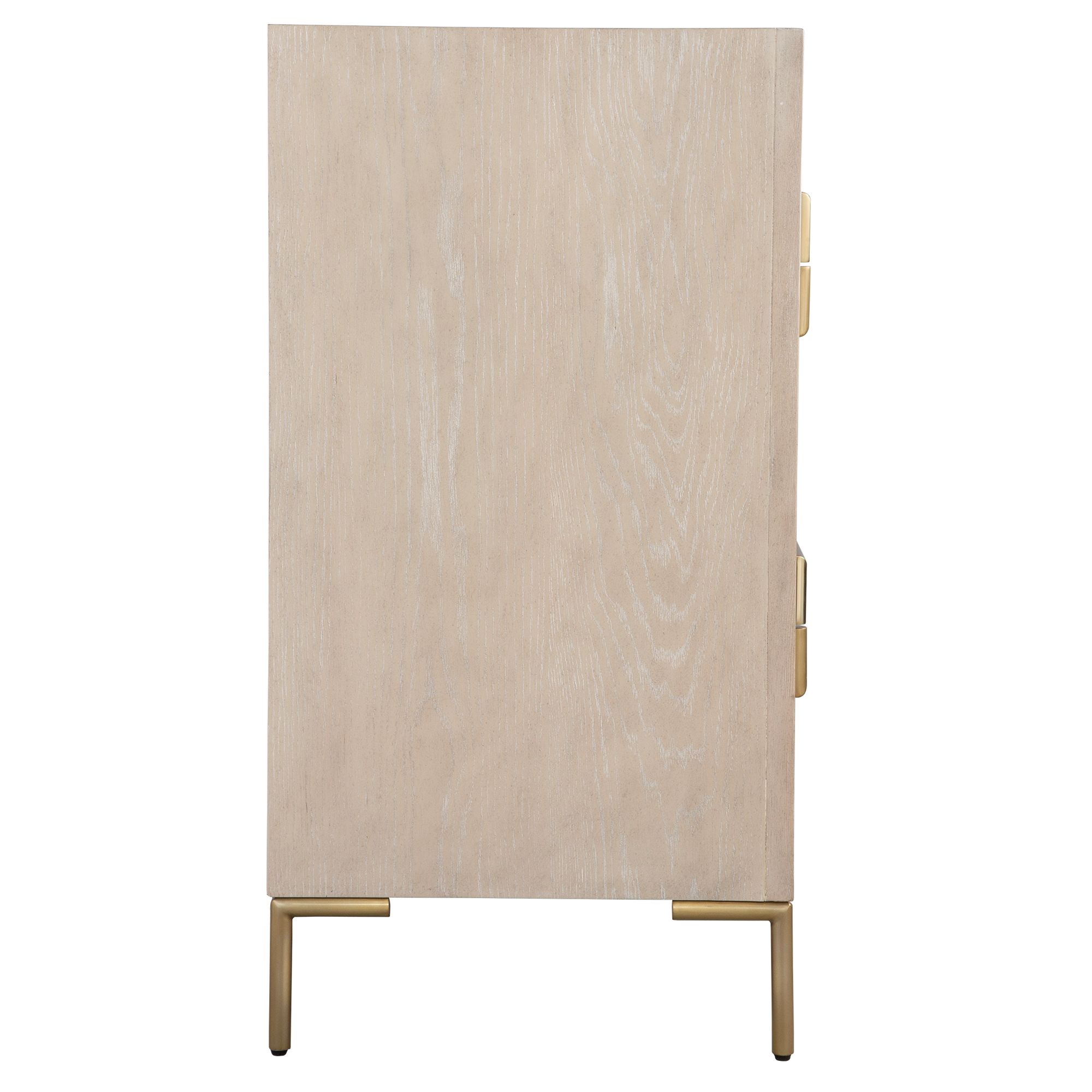 Image 7 Uttermost Alessia 34" Wide Light Oak 4-Drawer Accent Chest more views