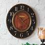 1_Uttermost Alexandre Martinot Brass 23" Round Wall Clock