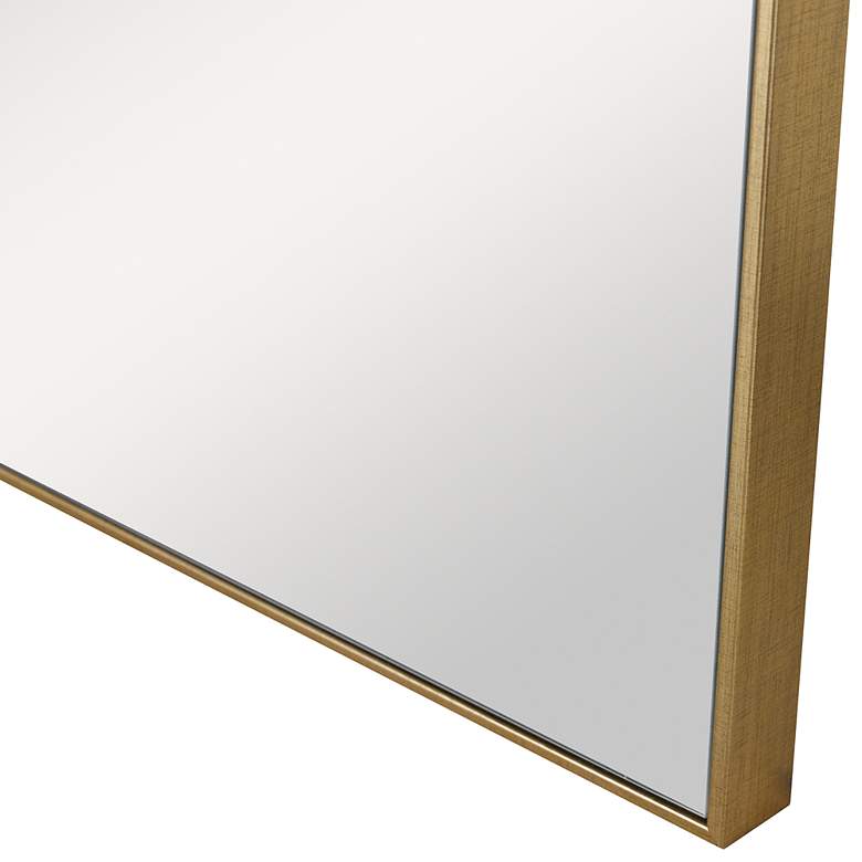 Image 3 Uttermost Alexo Brushed Gold 28" Square Wall Mirror more views