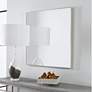 Uttermost Alexo Brushed Silver 28" Square Wall Mirror