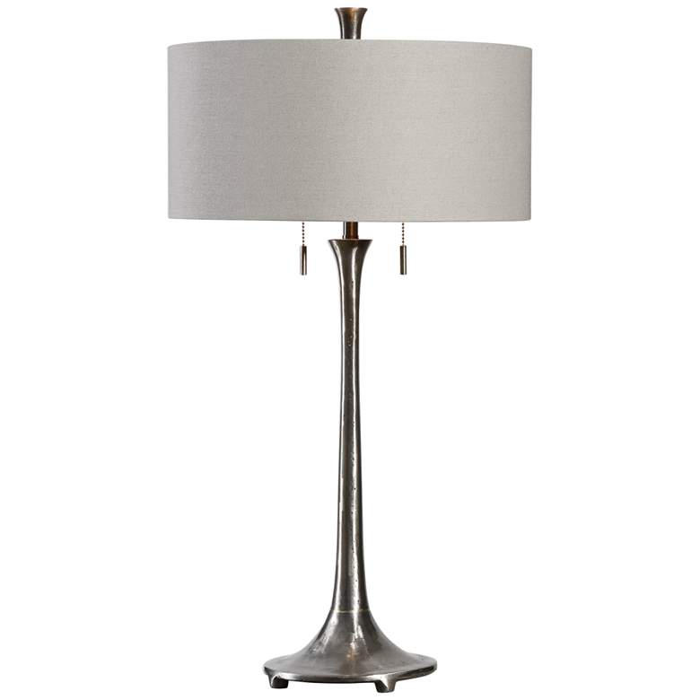Image 2 Uttermost Aliso Porous Texture Iron Table Lamp