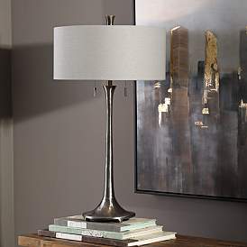 Image3 of Uttermost Aliso Porous Texture Iron Table Lamp more views