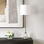 3_Uttermost Alistair 34 1/4" High Seeded Glass and Antique Brass Buffet more views
