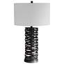 3_Uttermost Alita Aged Rust Black Metal Cylindrical Table Lamp more views