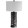 Uttermost Alita Aged Rust Black Metal Cylindrical Table Lamp